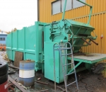 Jätepuristin, kontti