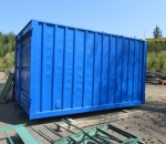 Ongelmajäte kontti / varasto, suoja-altaalla, Säkkiväline