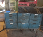 Työkalupöytä / vetolaatikosto,  seinäkkeellä, 81. Kerimäki