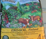 Bag of soil, 30 pcs and planting auger, 3 pcs