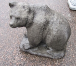 Nallekarhu, betonikarhu, betoninen karhu patsas, uusi