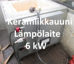 Keramiikkauuni Lämpölaite Reino Leinonen, 6 kW, käytetty