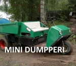 Mini Dumpperi / kuljetus traktori Cushman kippilava, 3-pyöräinen