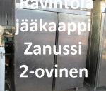 Kylmäkaappi Zanussi, 2-ovinen ravintolamalli, rosteri, Lohja