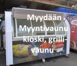 Myyntikoju / kioski / grilli, siirrettävä, käyttämätön