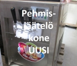 Pehmis jäätelökone 3-hanainen, uusi/käyttämätön