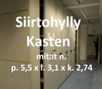 Siirtohylly kasten 6 vaunua + päädyt
