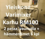 Yleiskone Varimixer Bear RM100S, tarvikkeineen