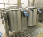 Metos Culino tupla pata / kippikattila, kattilat 150 ja 80 litraa