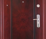 Ulko-ovi, metalli ovi + karmit, käyttämätön, vasenkätinen, 1 kpl