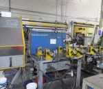 Hydraulic cylinder assembling line with PC-contlol