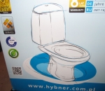 WC-istuin Hybner, kokonainen paketti, käyttämätön