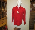 Miesten paita, punainen, koot 39-46, yht. 24 kpl, 1 ltk