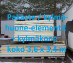Pakaste/Kylmähuone elementit ja kylmäkone Zanotti BGM3300 ,n  3,6 x 3,4 m, Lohja
