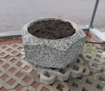 Kukkaruukku, betonia, n. 85 x 45 cm