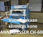 KANNEGIESSER CH-600 Liimaprässi