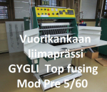 Liimaprässi GYGLI mm. vuorikankaille