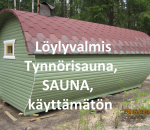 Sauna, tynnörisauna, uusi/käyttämätön