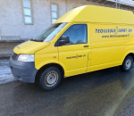 Pakettiauto VW Transporter 2,5 diesel - 06, korotettu, CZB-935