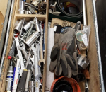 69 ja S-24  Työkalusalkku työkaluineen ja  Iskuporakone Fein DSceu 638