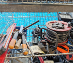 124. Sekalaista tavara, erä.