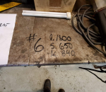 6. Metallinen työpöytä, ei tavarat