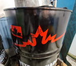 18. Moottoriöljy Duron 15W-40 n. 120 l + käsipumppu