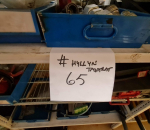 65. Hyllyn tavarat ja varaosat