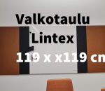 80. Valkotaulu, koko 119 x 119 cm (3)