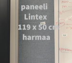 85. Akustiikkapaneeli / levy, Lintex, koko 199 x 50 cm, harmaa (6)