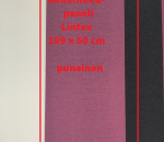87. Akustiikkapaneeli / levy, Lintex, koko 199 x 50 cm, punainen (3)