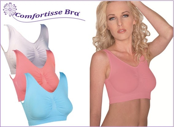 Comfortisse Bra rintaliivit, yksi koko XL / 85, 6 eri väri, 10 pkt ( 3 kpl  pakkauksessa ), yhteensä 30 kpl