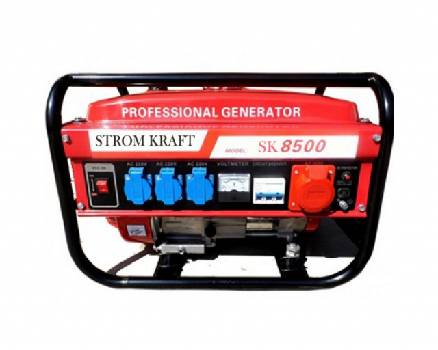 Generaattori Storm Kraft SK-8500, käyttämätön, alkuperäisessä pakkauksessa,  1 kpl